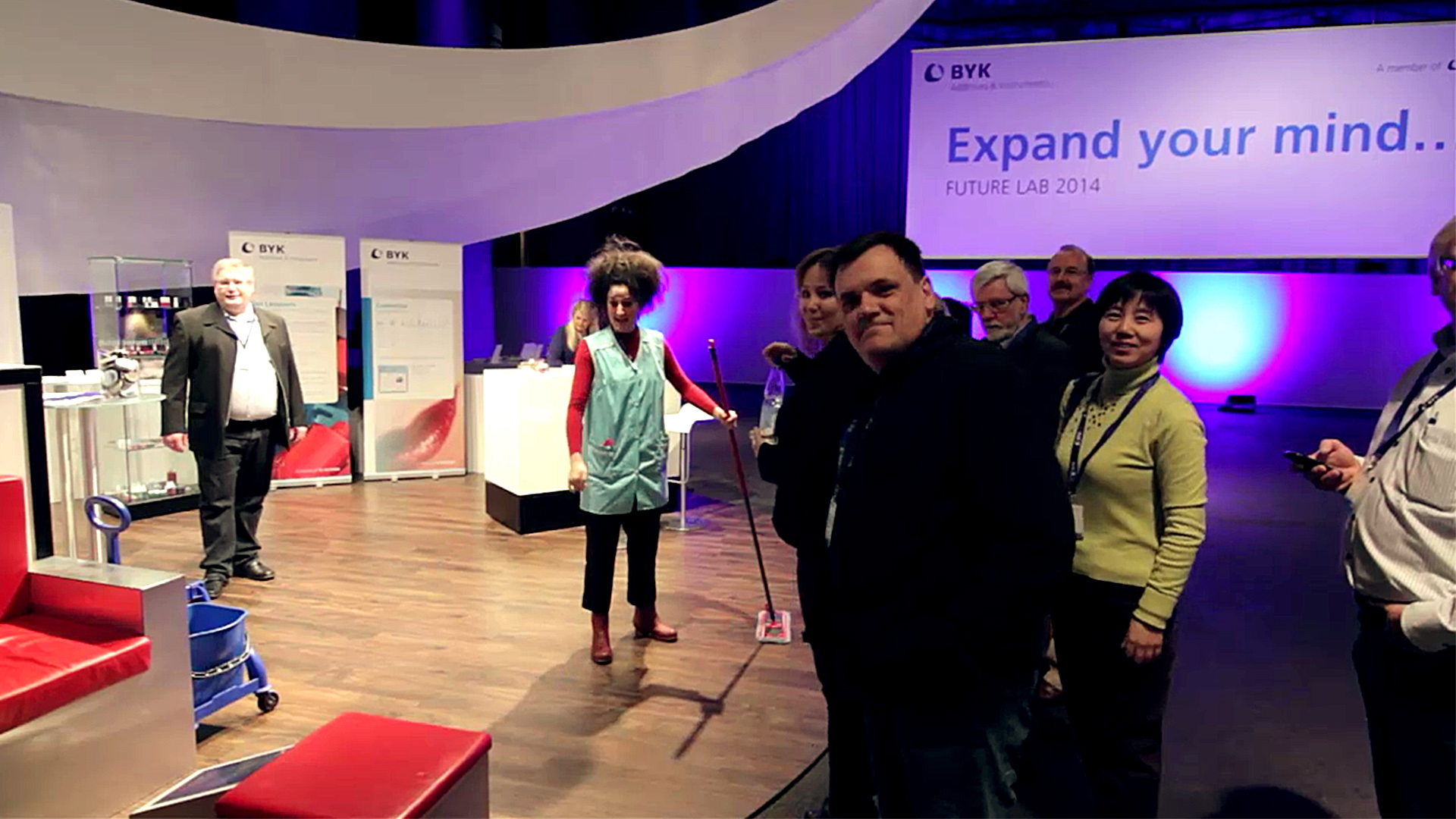 BYK Future Lab - Themeninseln zur Produktinszenierung und als Dialogflächen