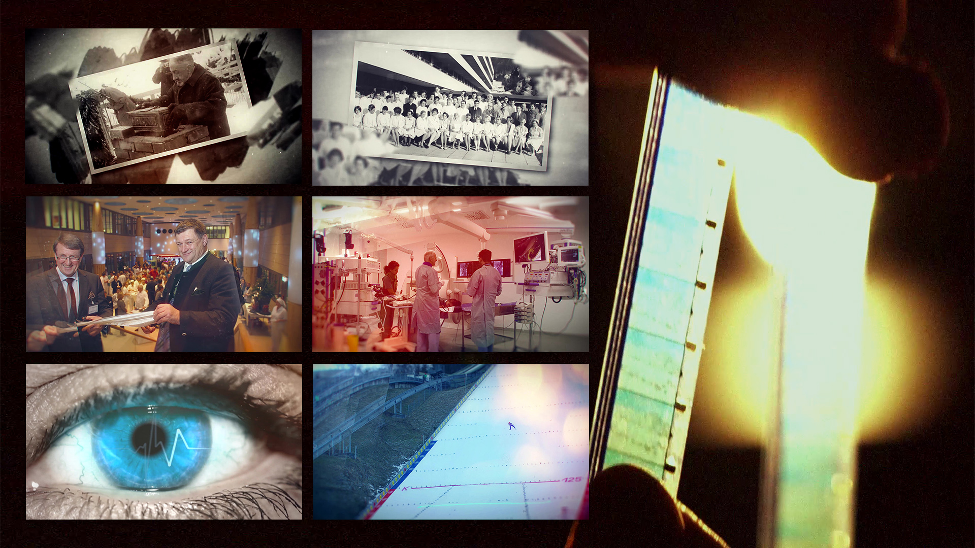 Klinikum Jubiläum - Film "Sprung in die Zukunft": emotionale Zukunftsvision aus aufbereitetem Archivmaterial und Neudreh
