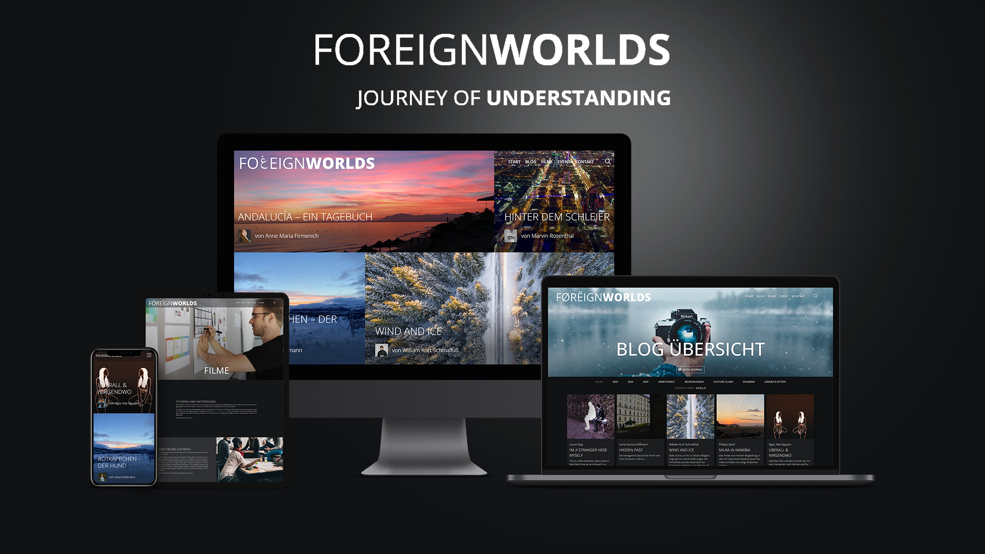 FOREIGNWORLDS Online - Responsives Webdesign